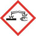 pictogramme produit corrosif